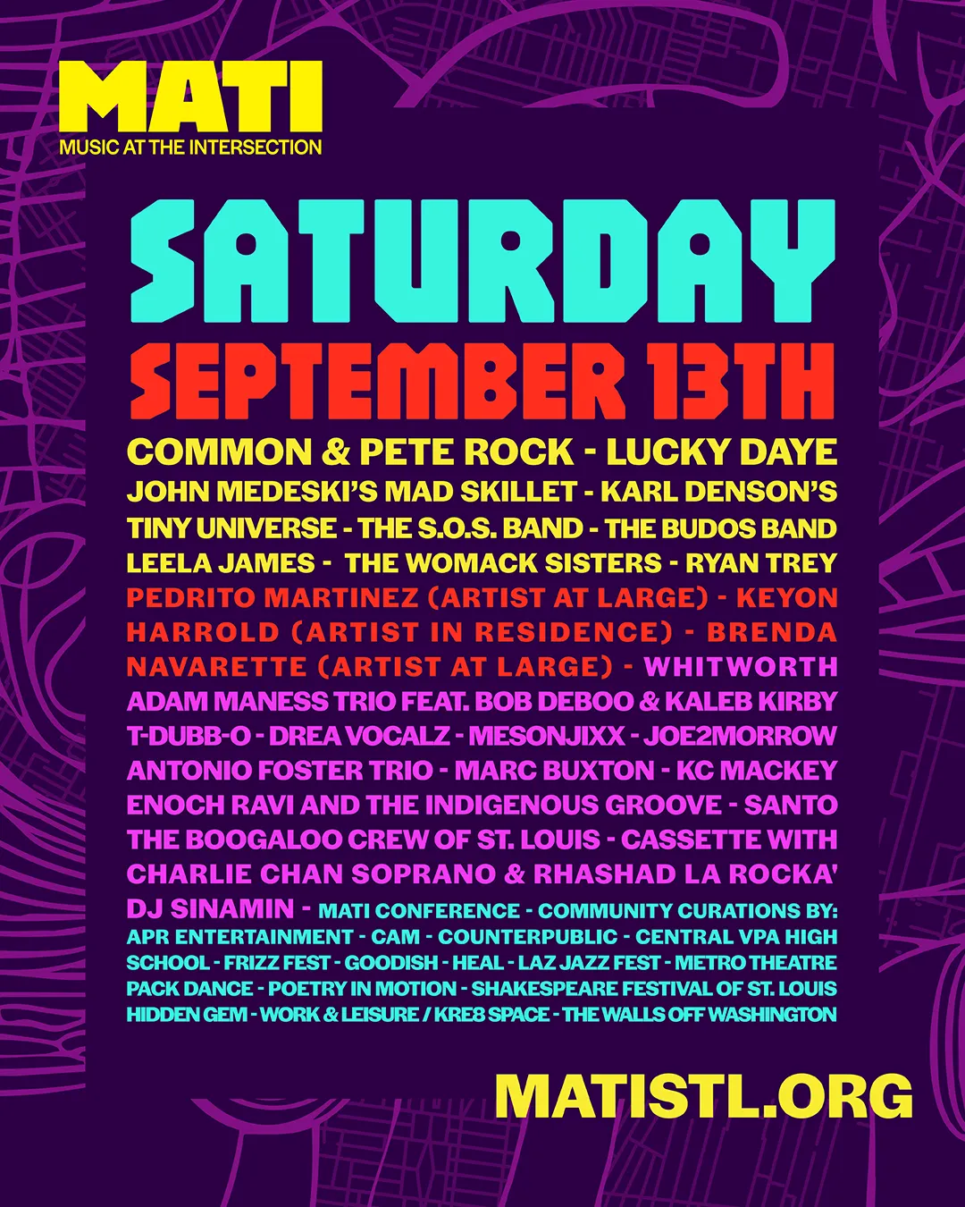 MATI – Saturday 9/13