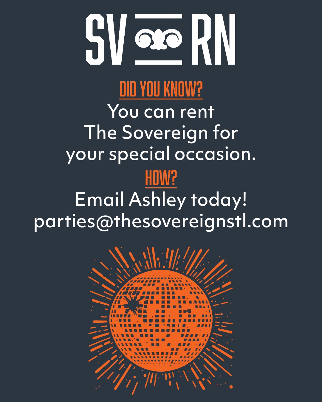 CLOSED: Private Event